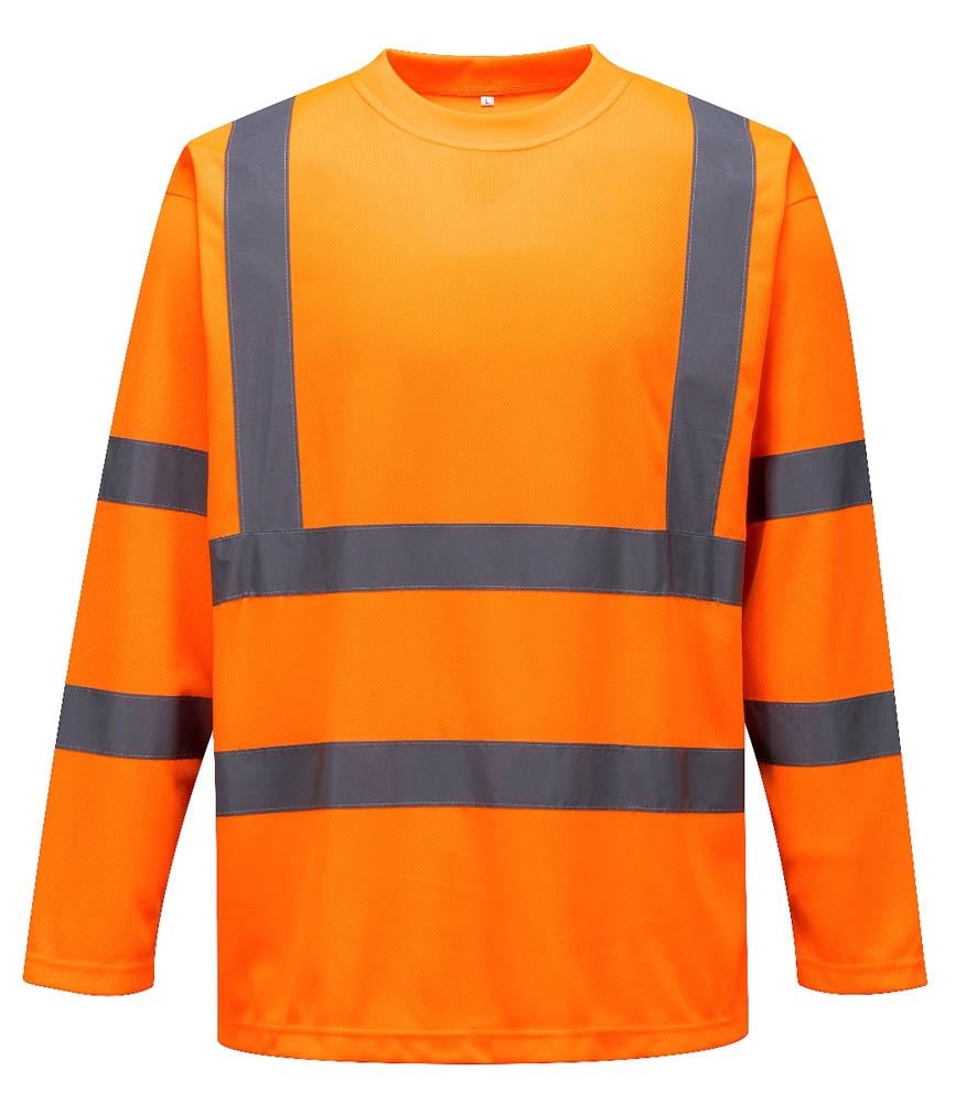 Portwest Hi-Vis Long Sleeved T-Shirt (S178) - Global Work Wear