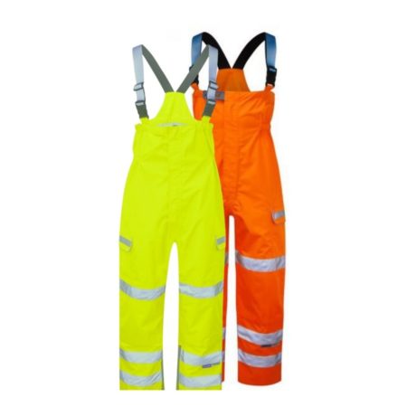 Pulsar Waterproof Hi Vis Salopettes Global Work Wear