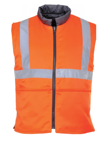 Portwest Hi-Vis Reversible Bodywarmer RIS (RT44)