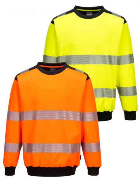 Portwest PW3 Crew Neck Hi-Vis Sweatshirt (PW379)