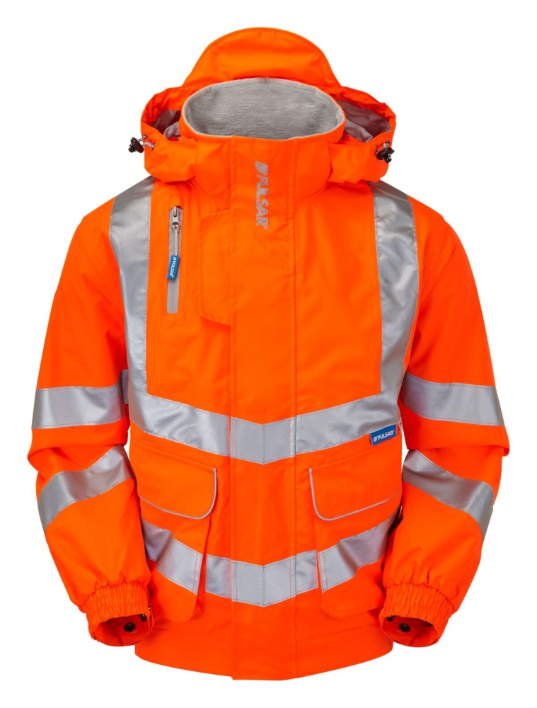 Pulsar Unlined Bomber Jacket (PR515) (P533) - ORANGE, S