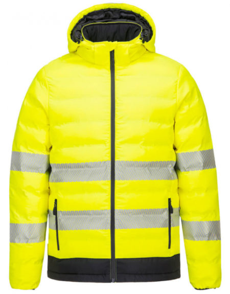 Portwest Hi-Vis Ultrasonic Heated Tunnel Jacket (S548)