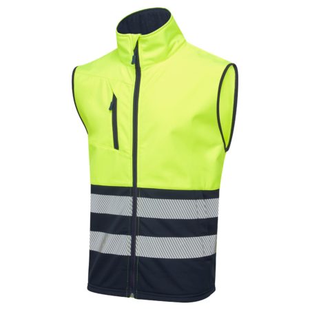 Hi Vis Eco Coolair Orange Softshell Gilet