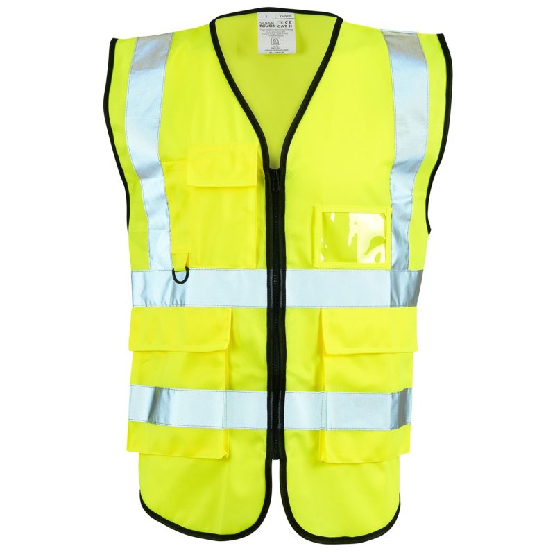 Yellow hi vis vest