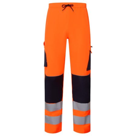 System Hi-Vis Eco Stretch Jogger Orange Trouser