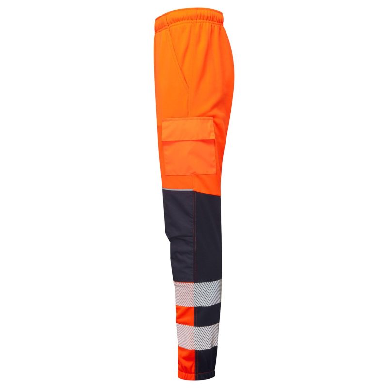 Hi-Vis Eco Cotton Cool orange joggers