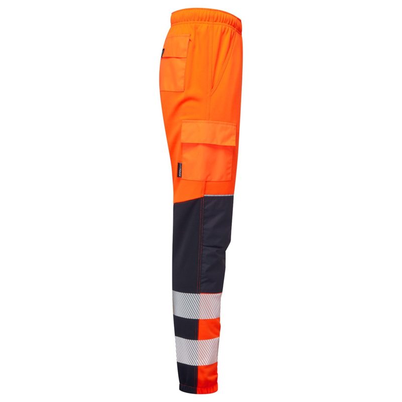 Hi-Vis Eco Cotton Cool orange joggers