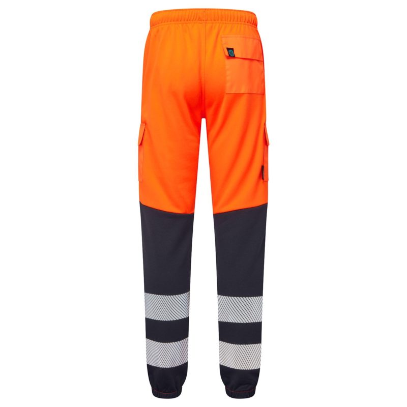 Hi-Vis Eco Cotton Cool orange joggers
