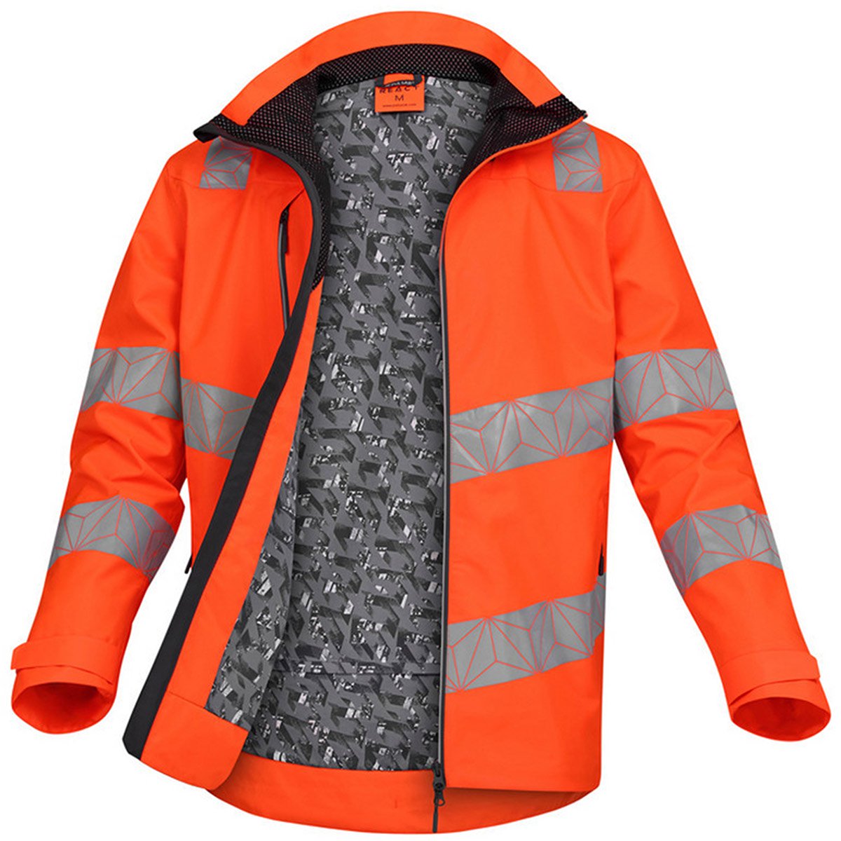 Waterproof Orange Shell Jacket