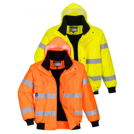 Hi-Vis 3-in-1 Bomber Jacket