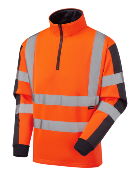 Hi Vis 2 Tone Orange Rugby Shirt