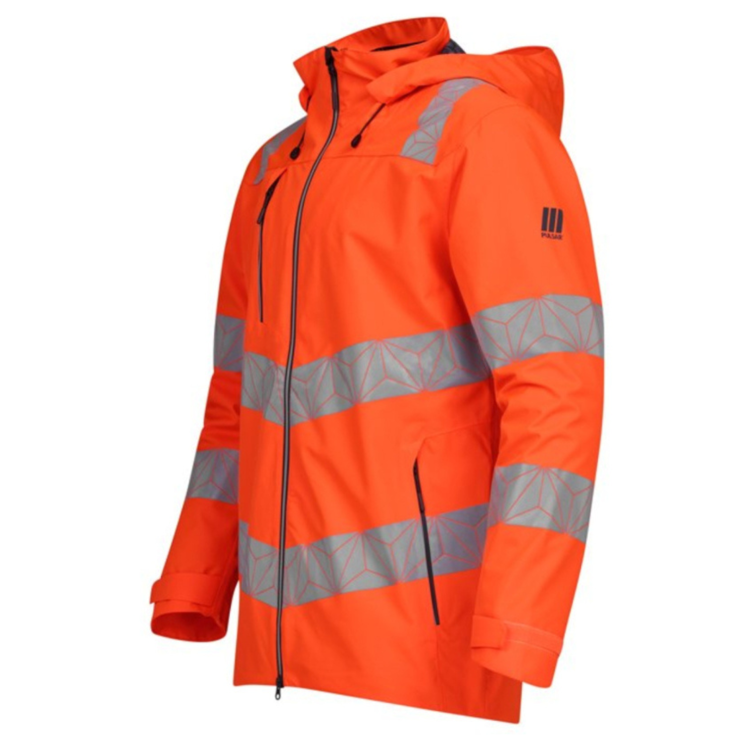 Waterproof Orange Shell Jacket